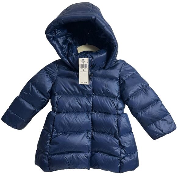 Polo‎ Ralph Lauren Little Girls Quilted Long Jacket, SIZE 2 - Picture 2 of 15